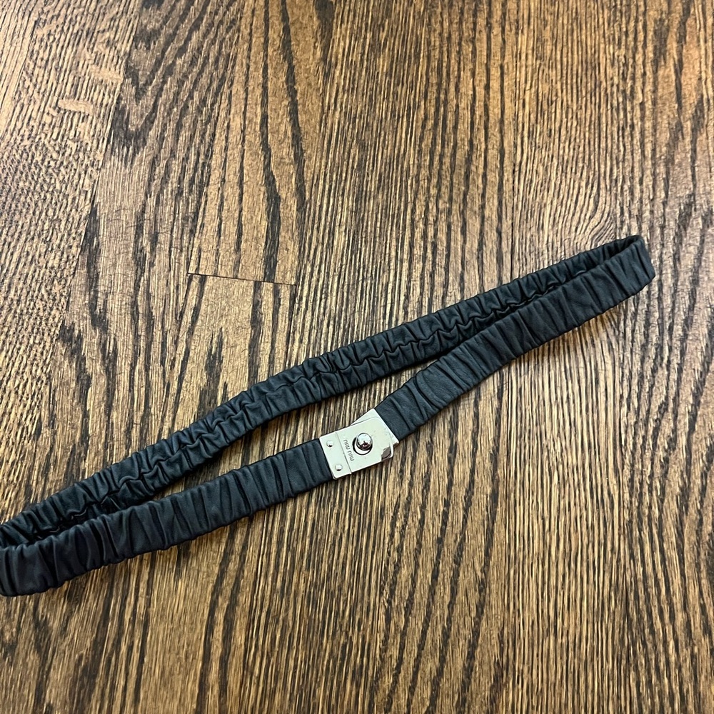 Vintage Miu Miu Accordion Belt